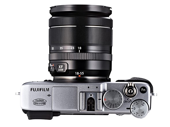 Fujifilm X-E1 top view