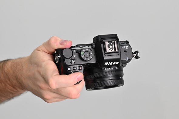 Nikon_Z50ii_in_hand_top_plate
