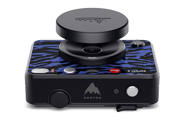 Leica Sofort2 burton top plate with burton logo