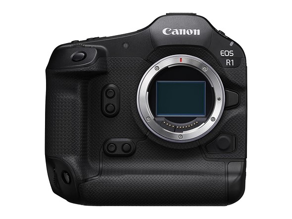 canon eos r1 against a white background