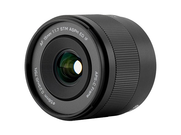 a black lens is placed on a white background