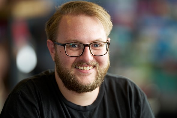 Man smiling portrait