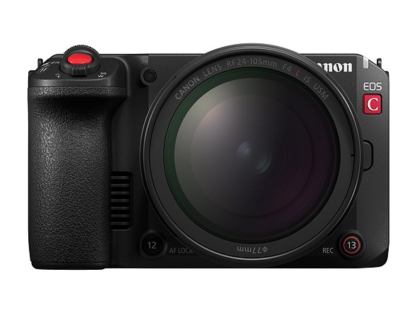 Canon EOS C50 front with lens