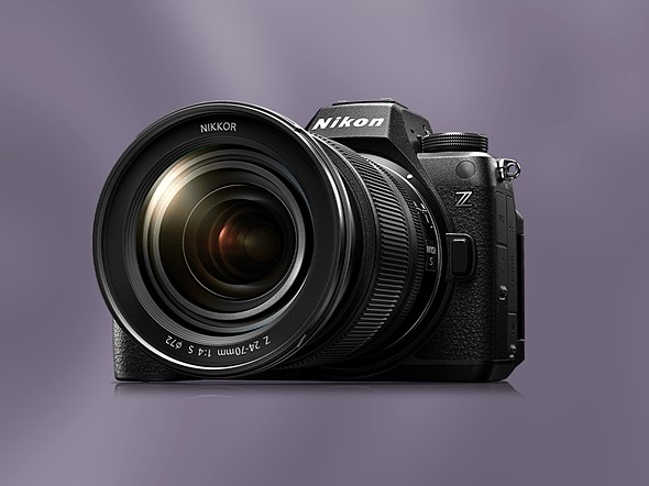 Nikon z6iii on purple background