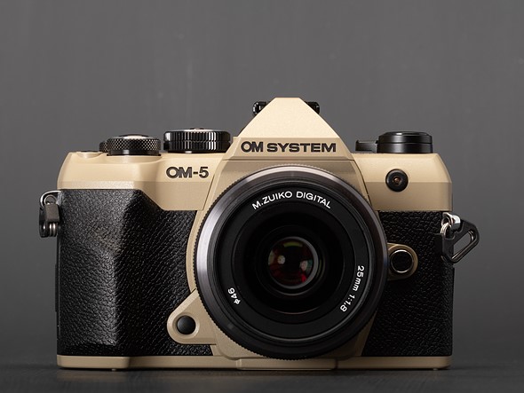 OM-5 II front with lens