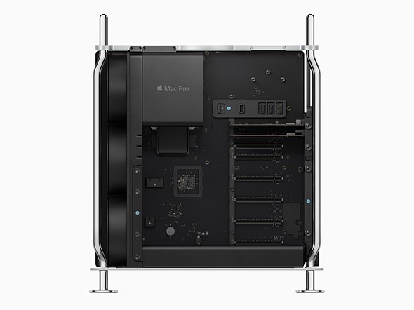 m2 mac pro panel off interior