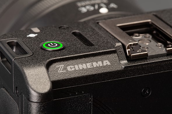 Nikon ZR shoulder