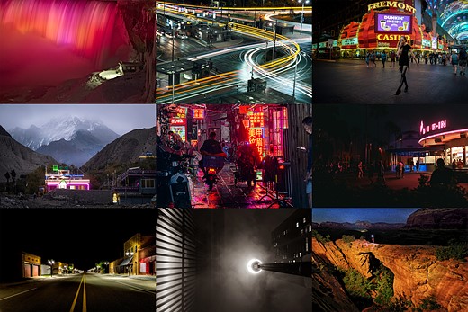 night lights photo challenge winners collage
