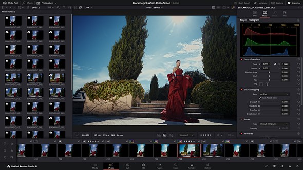 davinci resolve 21 photo mode