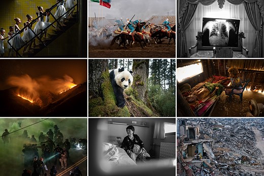 nine images are laid out in a grid