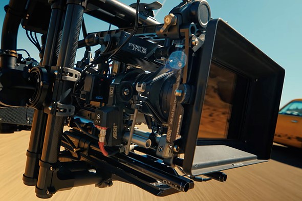 Car mounted GoPro in rig