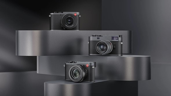 Leica metal Gray cameras