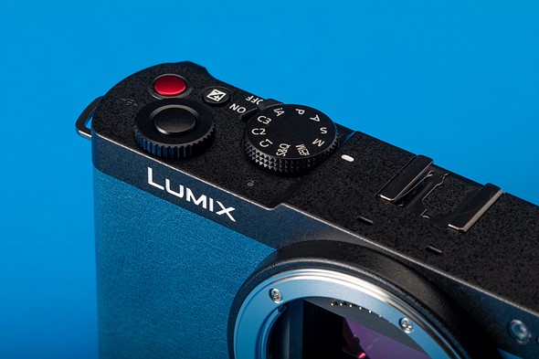 panasonic s9 on blue background